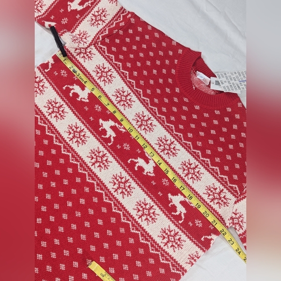 🆕 LuLaRoe "Reindeer Run" Holiday Sweater (L) - Picture 4 of 11
